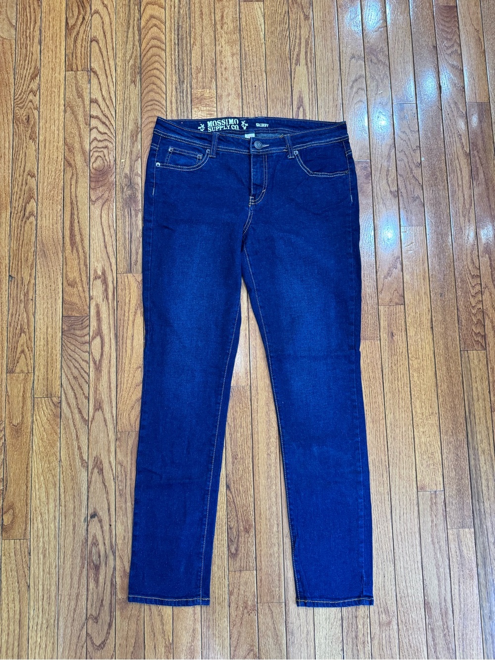 Mossimo Supply Co. Women's Dark Blue Skinny Jeans - 13